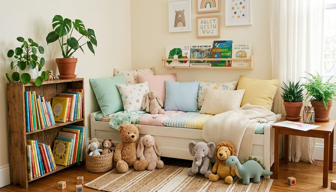 Créer un coin lecture sécurisé et inspirant pour votre tout-petit