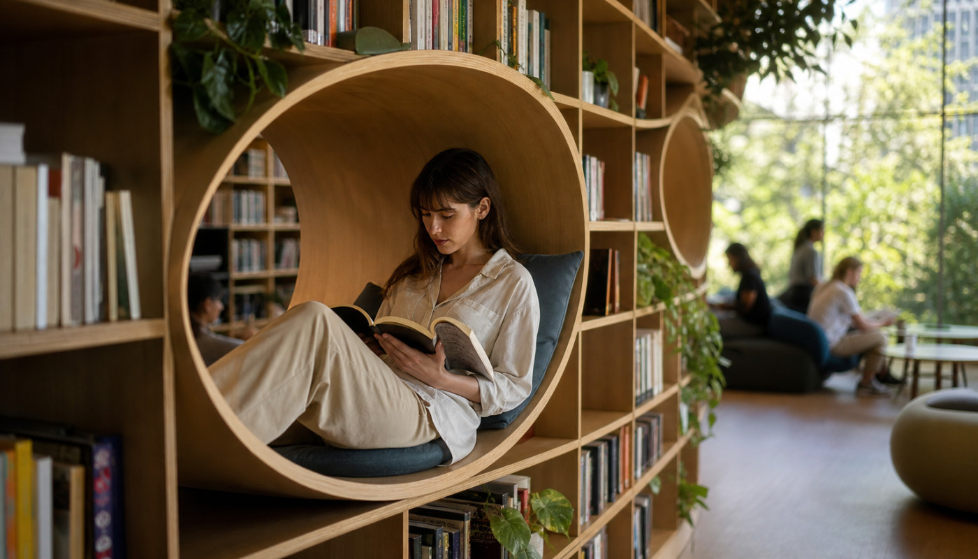 Quand le mobilier raconte des histoires : ces bibliothèques qui changent notre rapport à la lecture